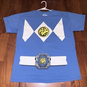 Power Rangers Blue Graphic Shirt Large